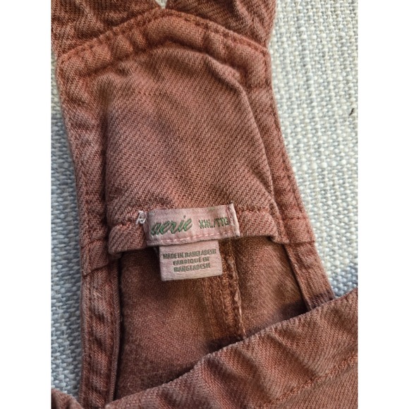 Aerie Rustic Orange Y2k Short Romper Size XXL Adjustable Straps And Loose Fit - Picture 3 of 5